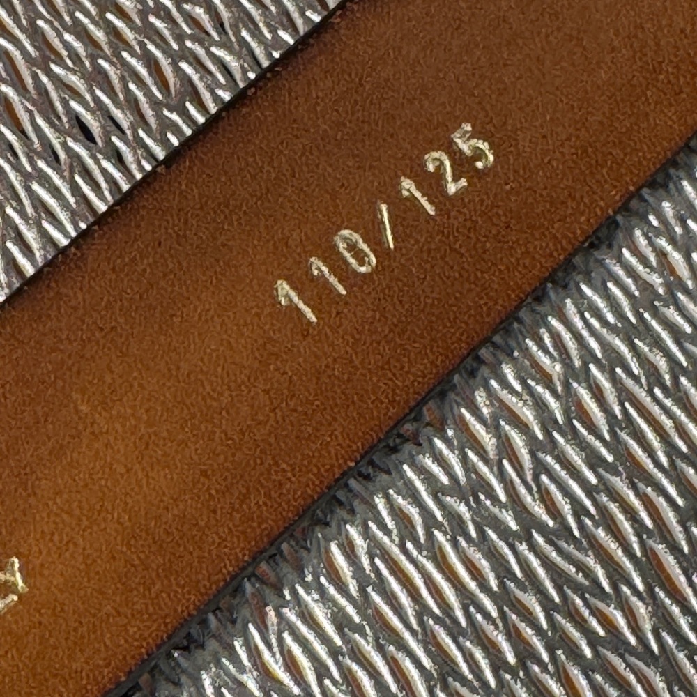 Fendi Black Leather Belt with Silver Buckle - Picture 12 of 16